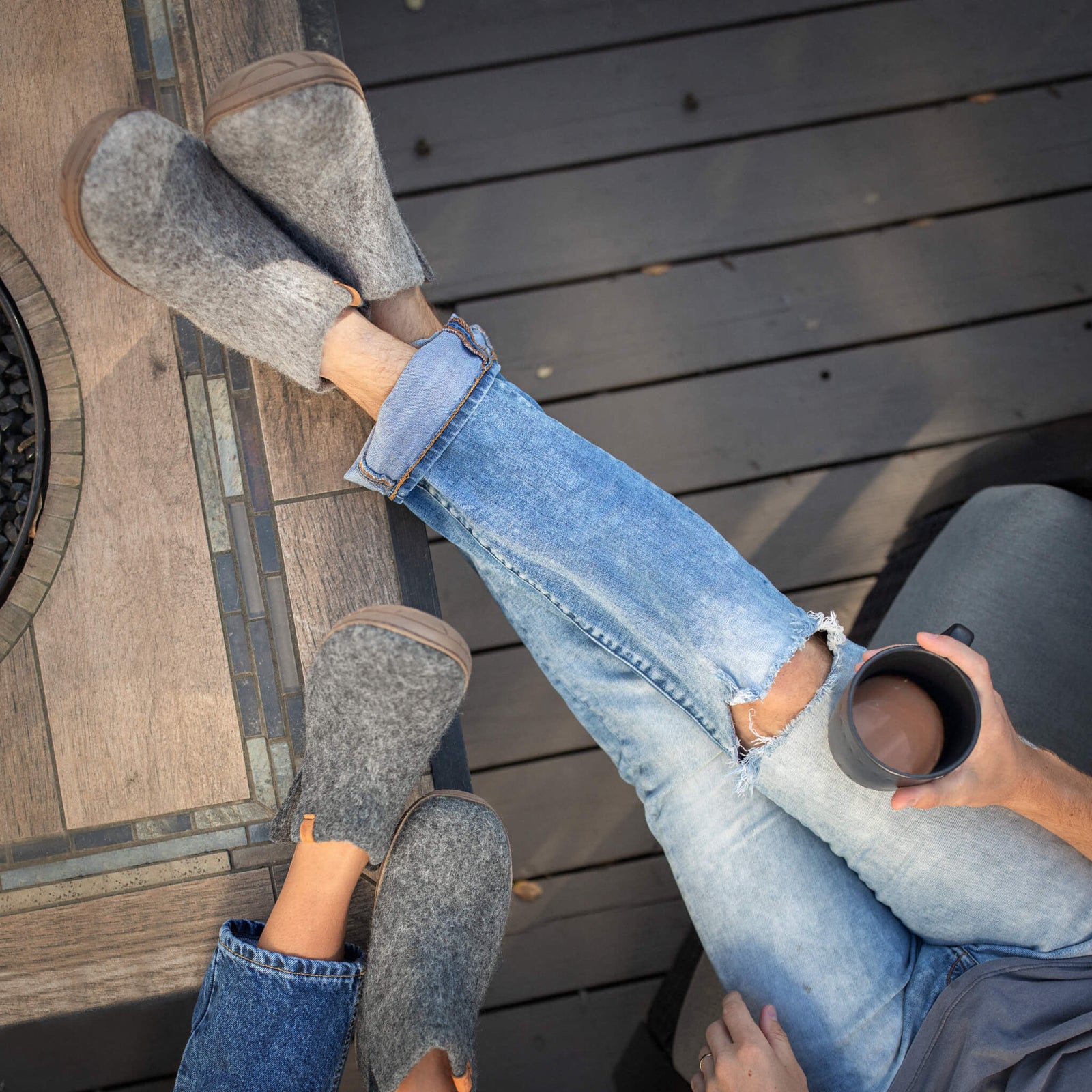 Light gray booties best sale